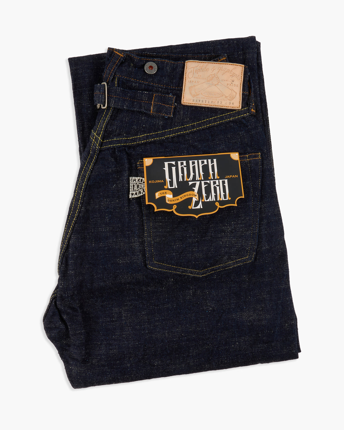 Graphzero 15oz Selvedge Wide Straight Heritage Jeans - Slub Yarn | Graphzero Jeans | JEANSTORE