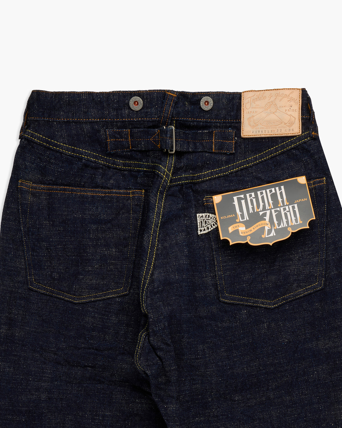 Graphzero 15oz Selvedge Wide Straight Heritage Jeans - Slub Yarn | Graphzero Jeans | JEANSTORE