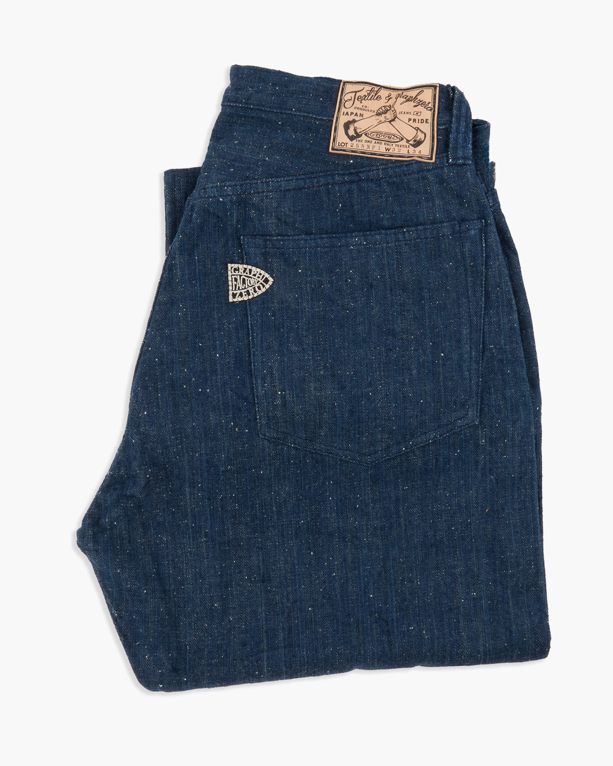 Graphzero Natural Dye Aizome 13oz Selvedge Straight Fit Mens Jeans - Natural Indigo | Graphzero Jeans | JEANSTORE