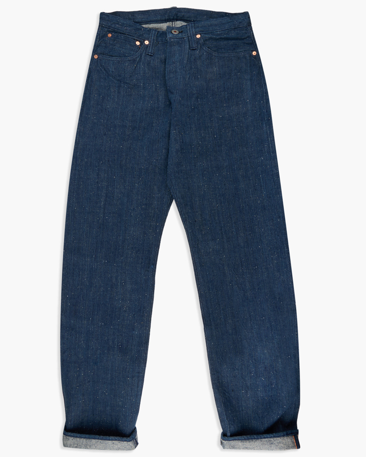 Graphzero Natural Dye Aizome 13oz Selvedge Straight Fit Mens Jeans - Natural Indigo | Graphzero Jeans | JEANSTORE