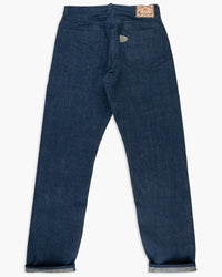 Graphzero Natural Dye Aizome 13oz Selvedge Straight Fit Mens Jeans - Natural Indigo | Graphzero Jeans | JEANSTORE