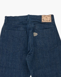 Graphzero Natural Dye Aizome 13oz Selvedge Straight Fit Mens Jeans - Natural Indigo | Graphzero Jeans | JEANSTORE