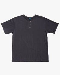 Good On S/S Henley Tee - Black | Good On T Shirts | JEANSTORE
