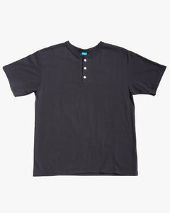 Good On S/S Henley Tee - Black
