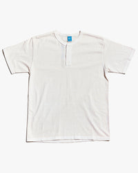 Good On S/S Henley Tee - Pigment Dyed Natural | Good On T Shirts | JEANSTORE