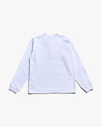 Good On L/S Heavy Henley Tee - White | Good On T Shirts | JEANSTORE