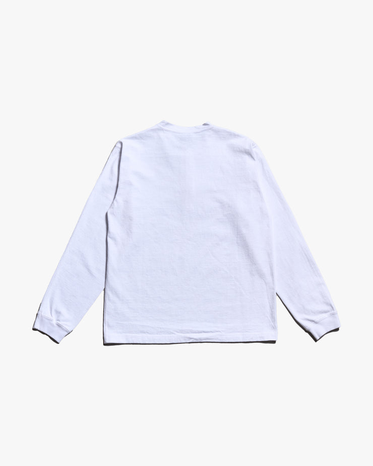 Good On L/S Heavy Henley Tee - White