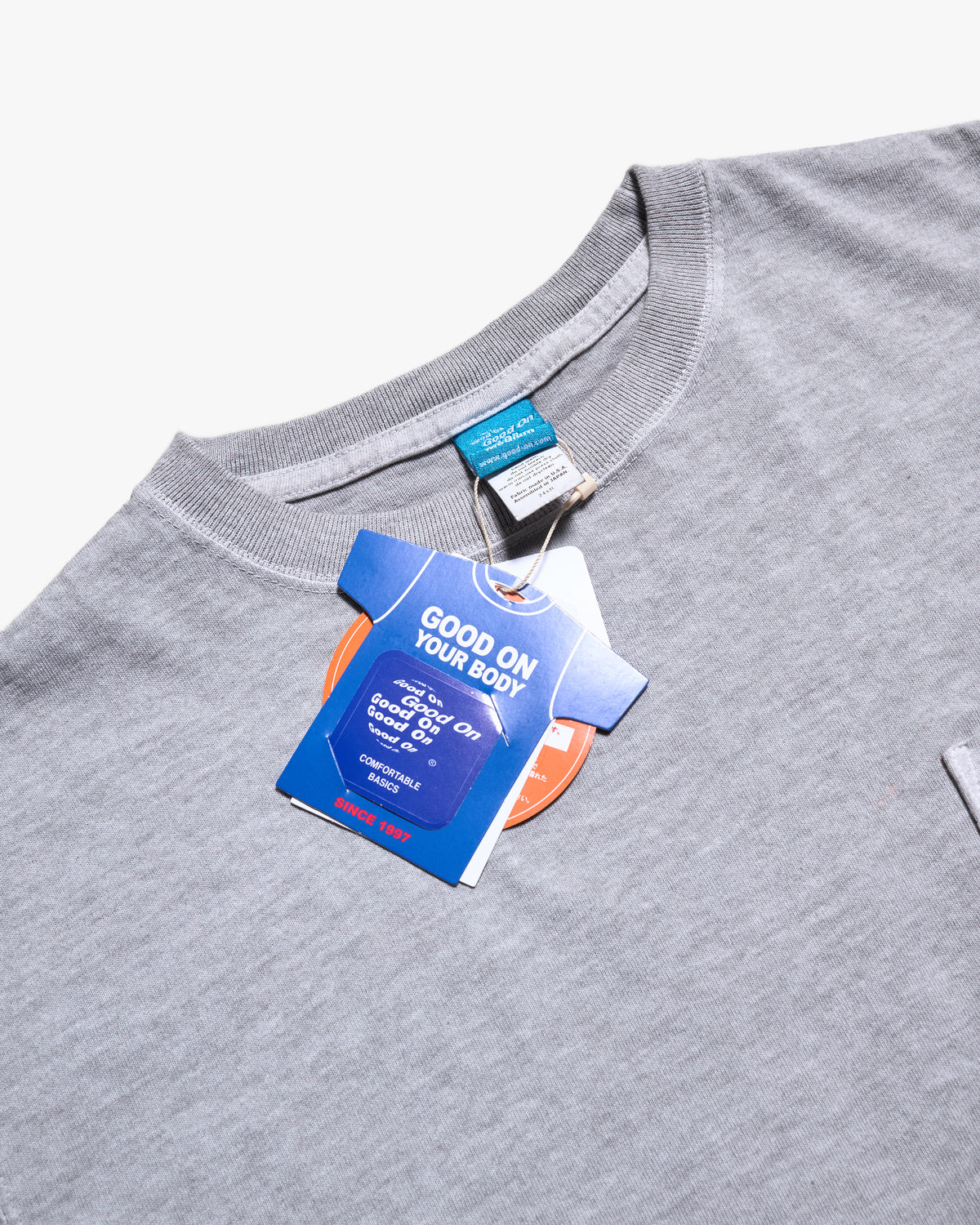 Good On S/S Pocket Tee - Pigment Dyed Ash