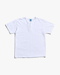 Good On S/S Henley Tee - Washed White