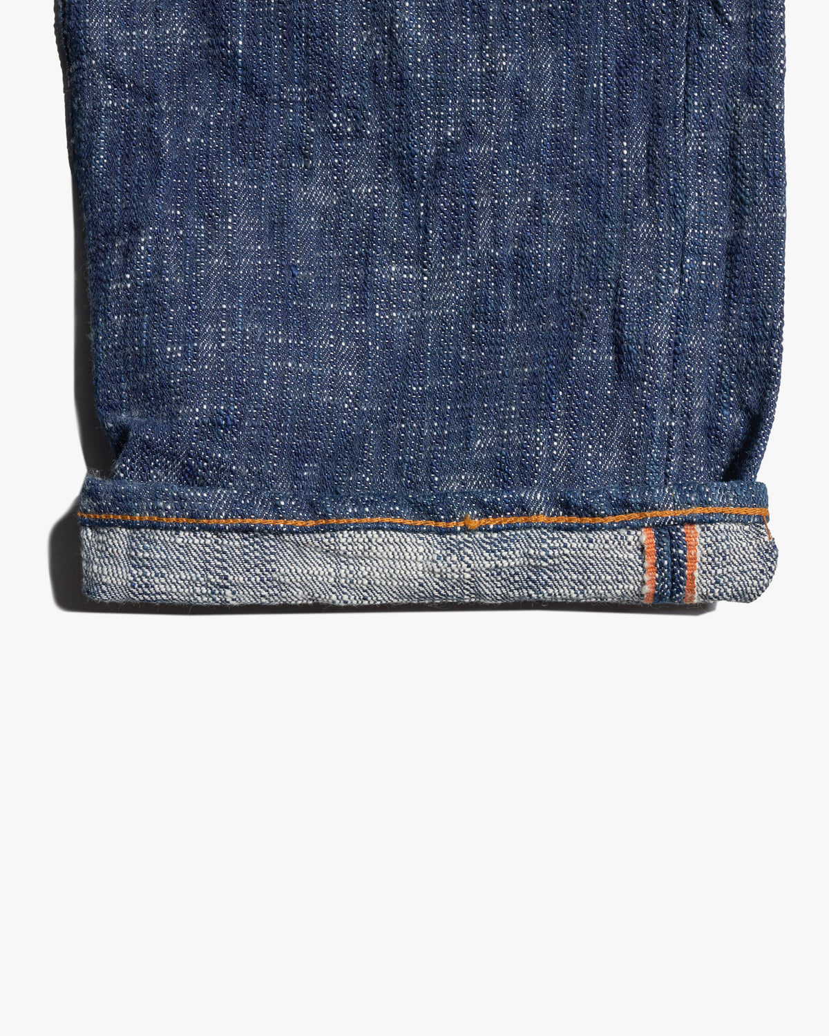 Graph Zero Skein Dyed Slim Fit 15oz Selvedge Jeans - Green Indigo
