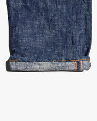 Graph Zero Skein Dyed Slim Fit 15oz Selvedge Jeans - Green Indigo