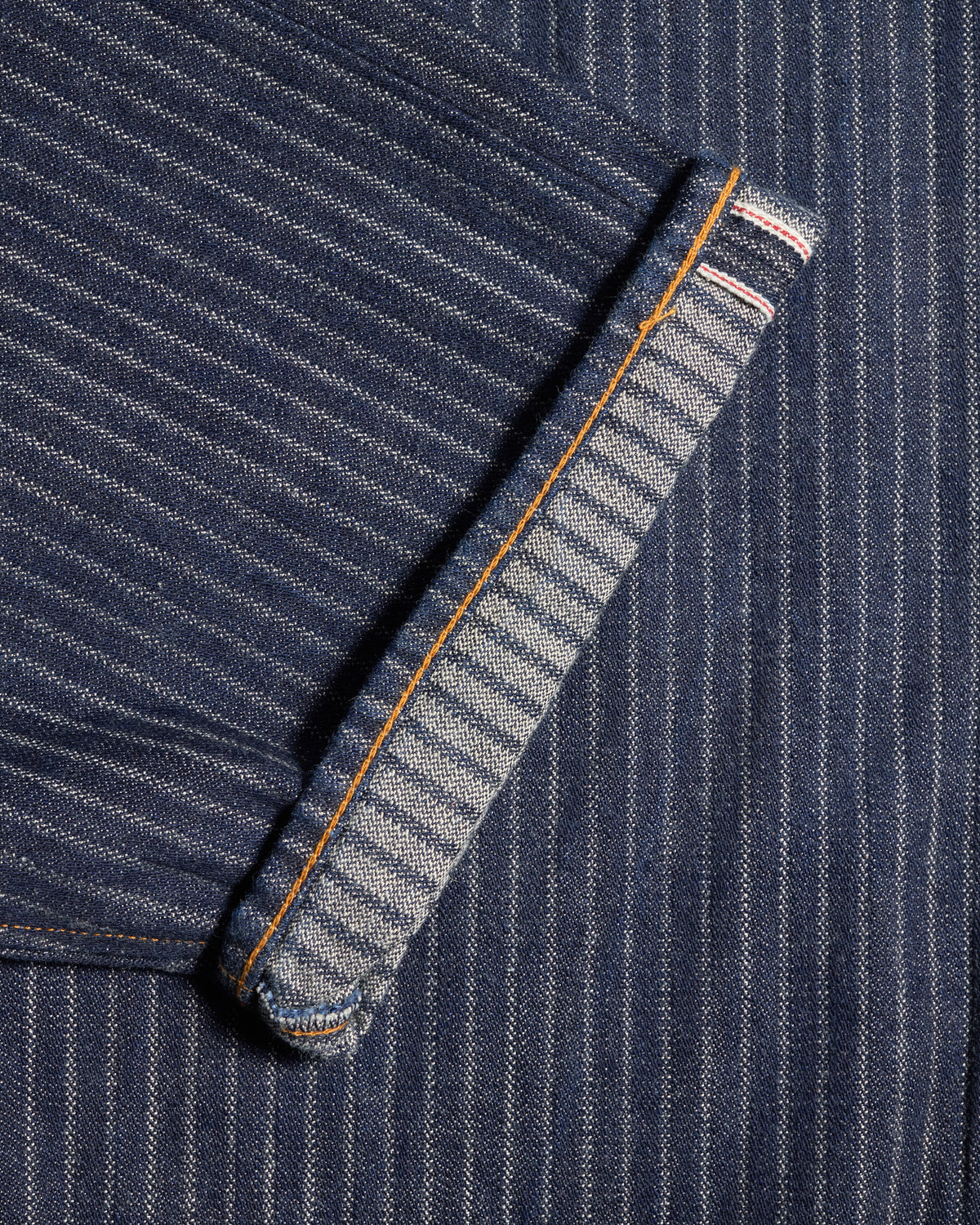 Graph Zero Easy 5-Pocket Selvedge Pants - Herringbone Stripe | Graphzero Jeans | Jeanstore