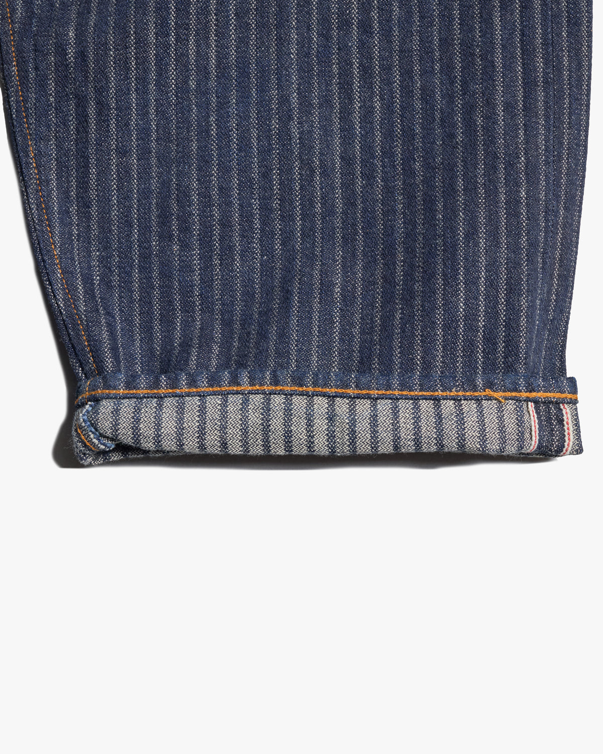 Graph Zero Easy 5-Pocket Selvedge Pants - Herringbone Stripe | Graphzero Jeans | Jeanstore