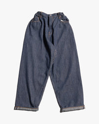 Graph Zero Easy 5-Pocket Selvedge Pants - Herringbone Stripe | Graphzero Jeans | Jeanstore