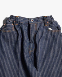 Graph Zero Easy 5-Pocket Selvedge Pants - Herringbone Stripe | Graphzero Jeans | Jeanstore