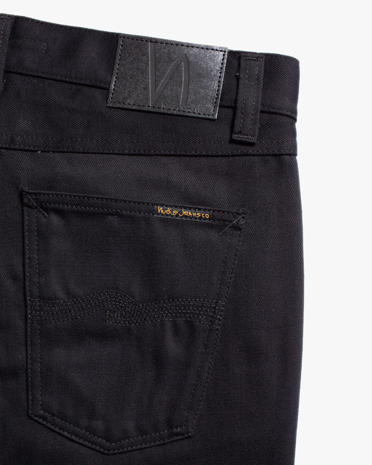 Nudie Gritty Jackson Regular Fit Mens Jeans - Dry Everblack