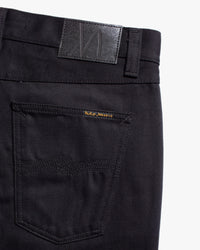 Nudie Gritty Jackson Regular Fit Mens Jeans - Dry Everblack