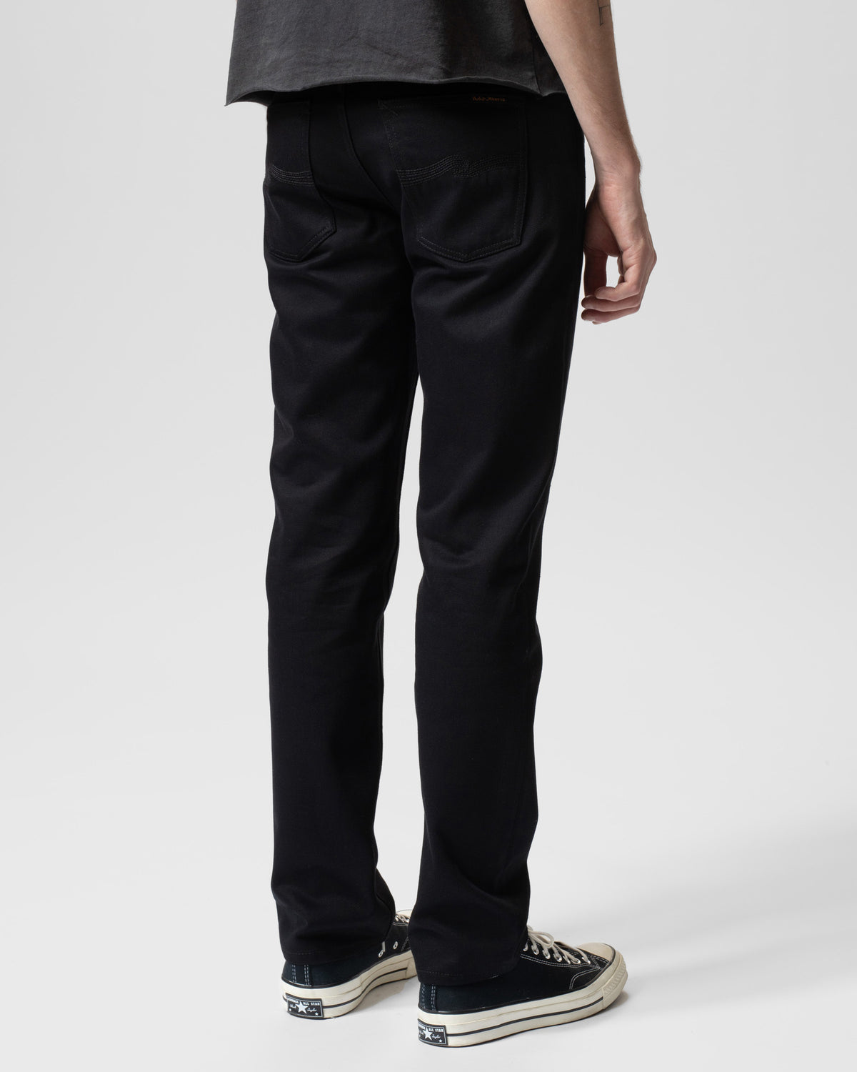 Nudie Gritty Jackson Regular Fit Mens Jeans - Dry Everblack