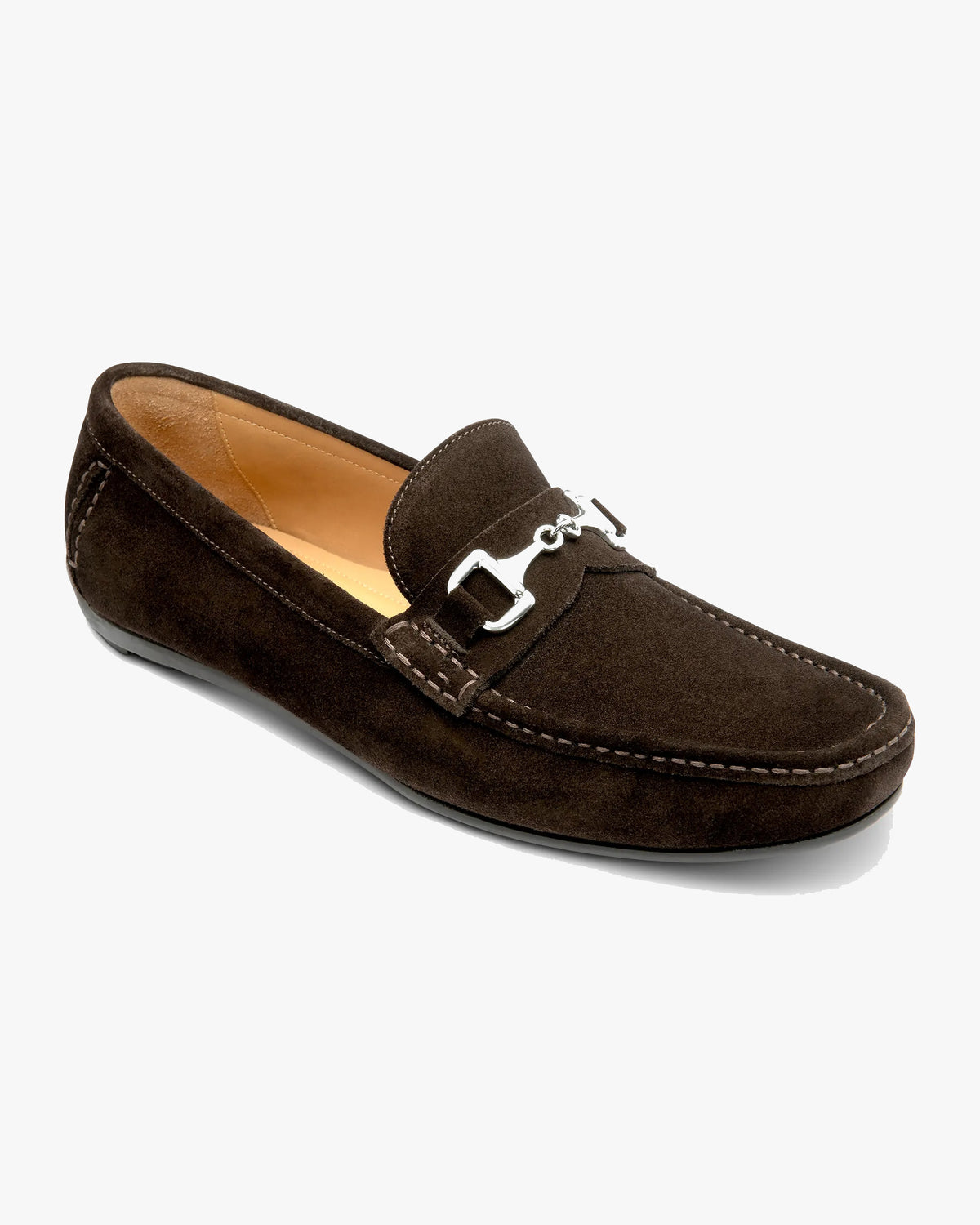 Loake Lifestyle Hawthorn Driver Shoe - Dark Brown Suede