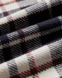 Portuguese Flannel Hillside Flannel Shirt - Ecru / Black