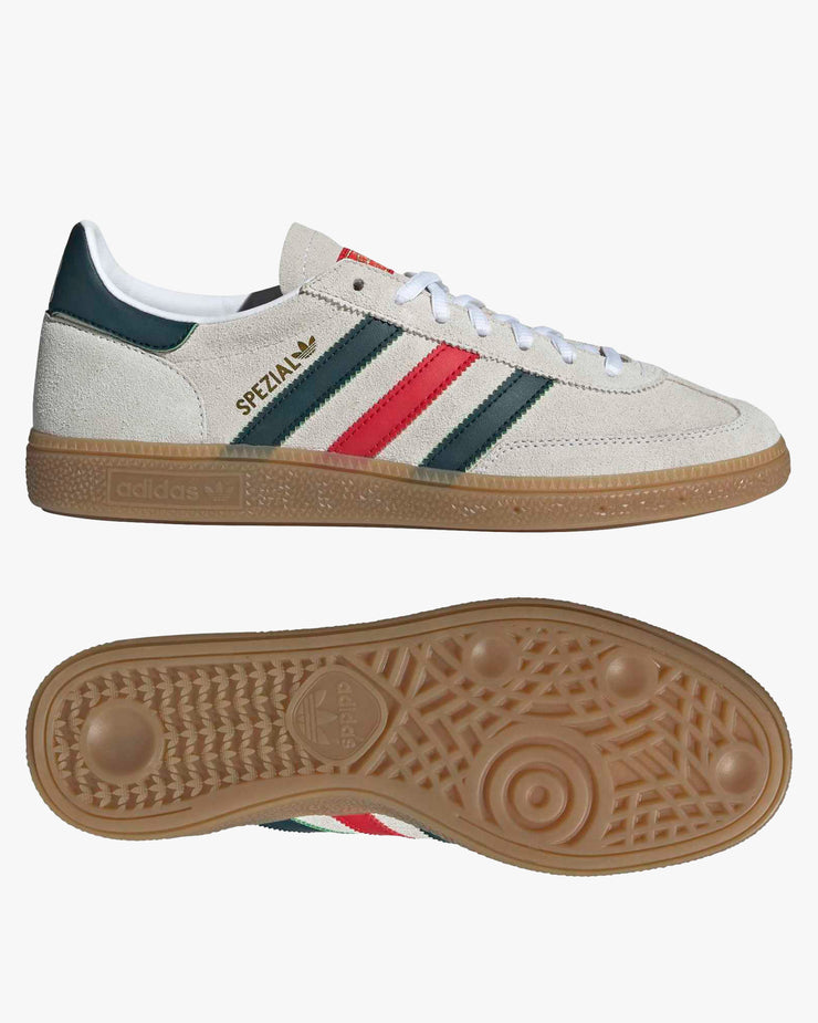 Adidas Handball Spezial 'Mexico' - White / Aurora Ivy / Better Scarlet