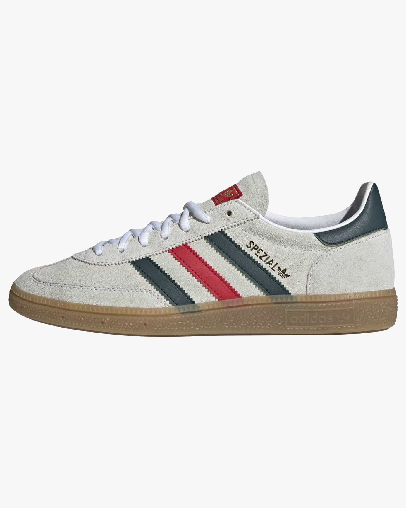 【】HANDBALL SPEZIAL Adidas Handball Spezial Mexico Trainers - White / Aurora Ivy / Scarlet