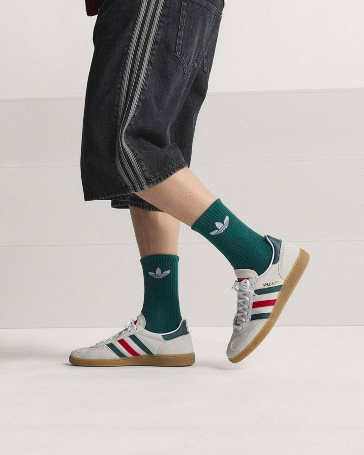 Adidas Handball Spezial 'Mexico' - White / Aurora Ivy / Better Scarlet