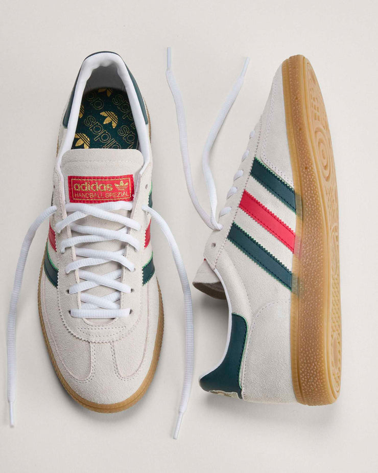 Adidas Handball Spezial 'Mexico' - White / Aurora Ivy / Better Scarlet
