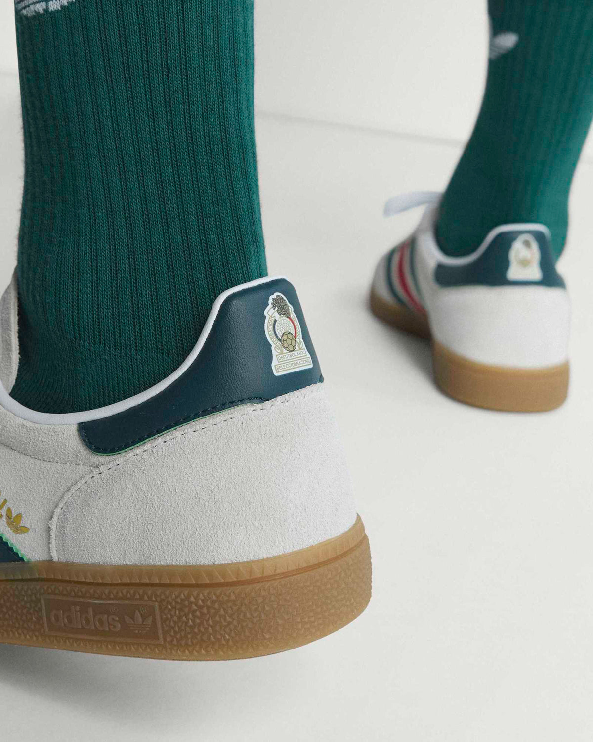 Adidas Handball Spezial 'Mexico' - White / Aurora Ivy