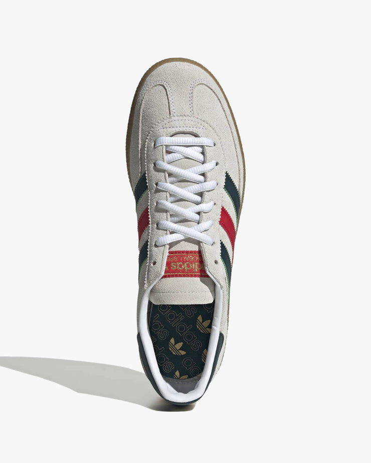 Adidas Handball Spezial 'Mexico' - White / Aurora Ivy / Better Scarlet