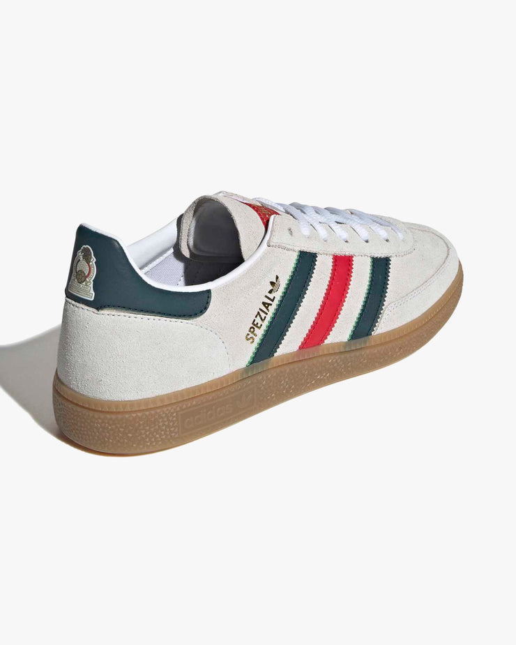 Adidas Handball Spezial 'Mexico' - White / Aurora Ivy / Better Scarlet