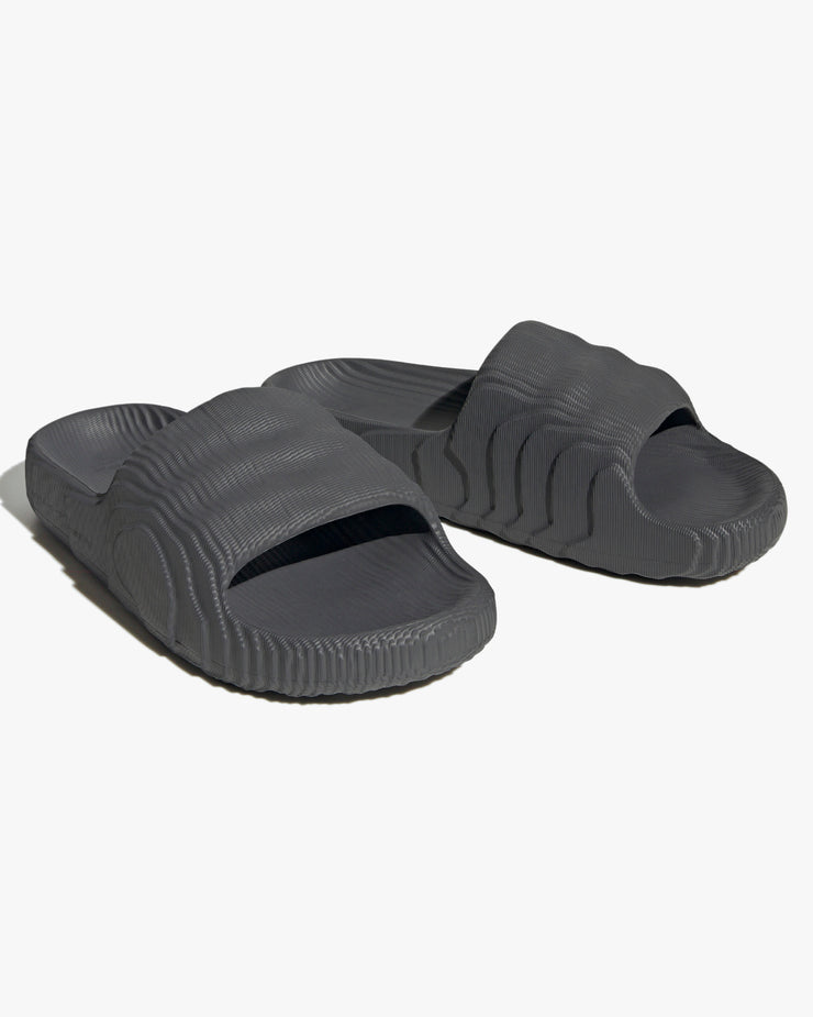 Adidas Island Club Adilette 22 Slides - Grey Five / Core Black