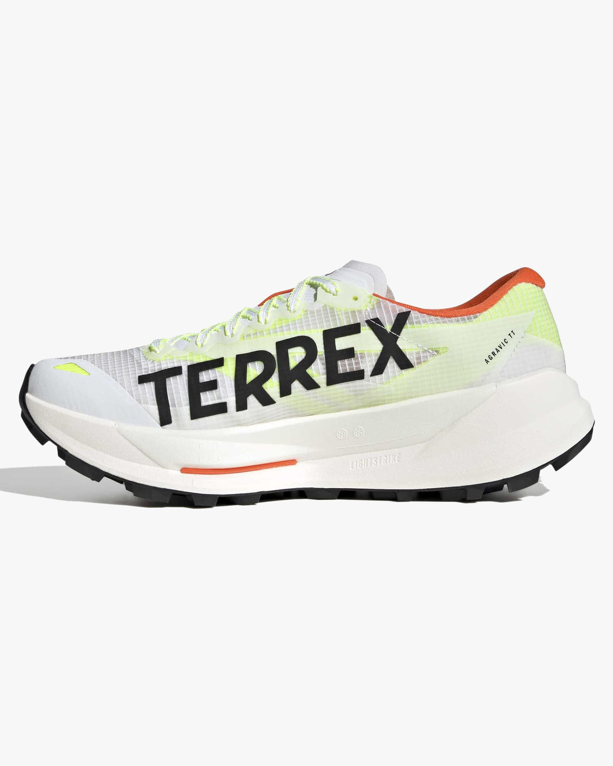 adidas terrex agravic tt trainers side view showing terrex branding detail