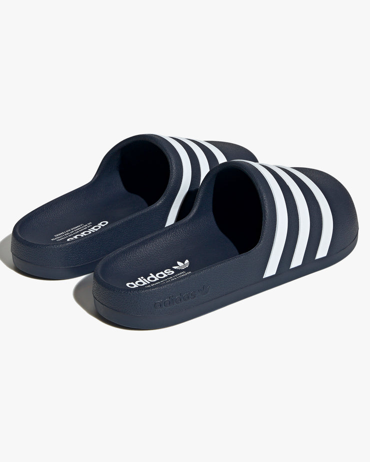 Adidas adiFOM Adilette Slides - Collegiate Navy / Cloud White
