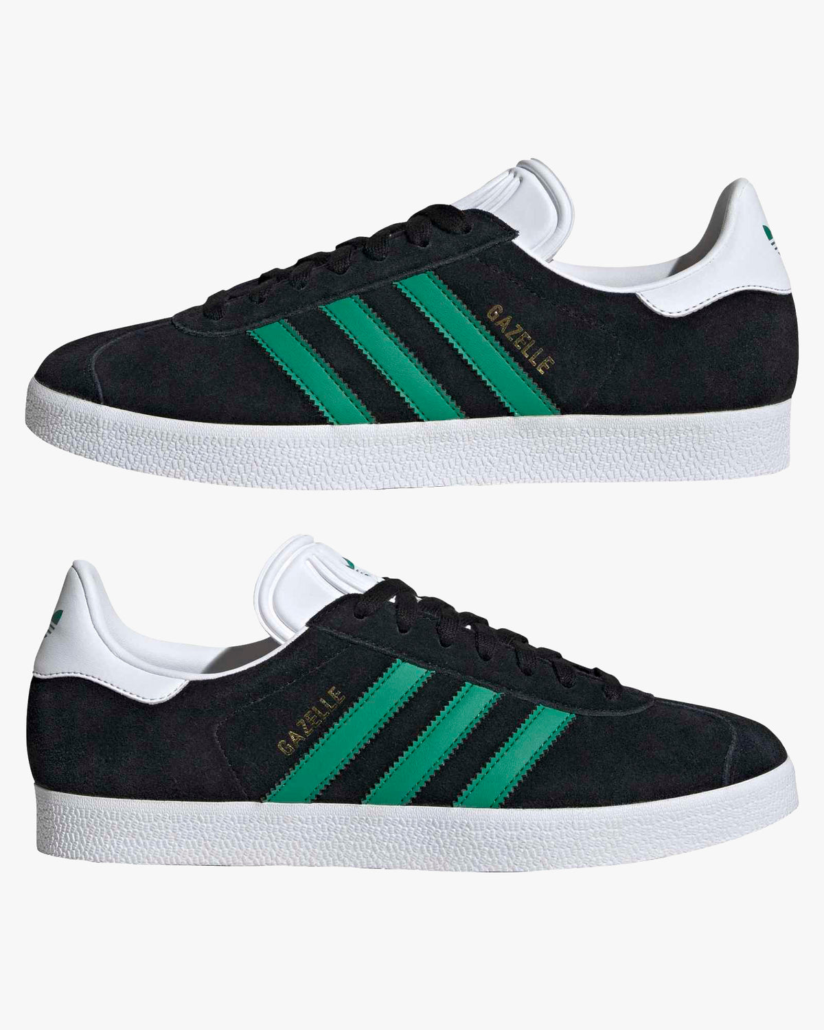 Adidas Gazelle - Core Black / Bright Green / Cloud White