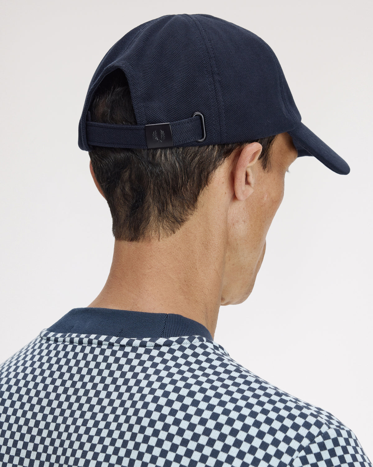 Fred Perry Classic Pique Cap - Navy / Snow White
