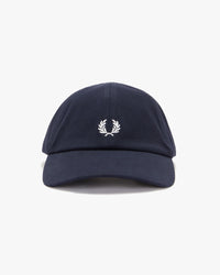 Fred Perry Classic Pique Cap - Navy / Snow White