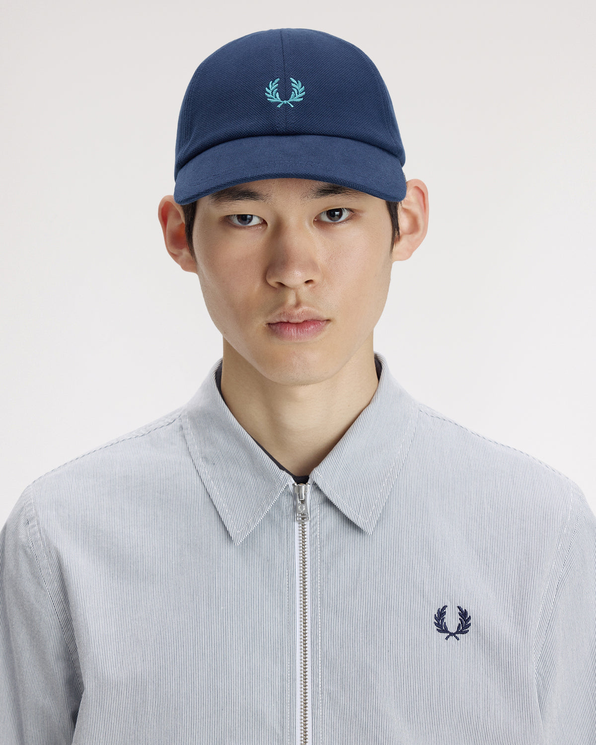 Fred Perry Classic Pique Cap - Tennis Blue / Deep Mint