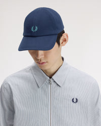 Fred Perry Classic Pique Cap - Tennis Blue / Deep Mint