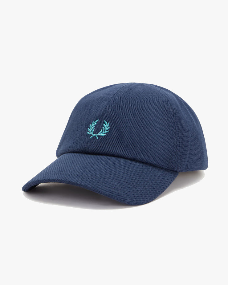 Fred Perry Classic Pique Cap - Tennis Blue / Deep Mint
