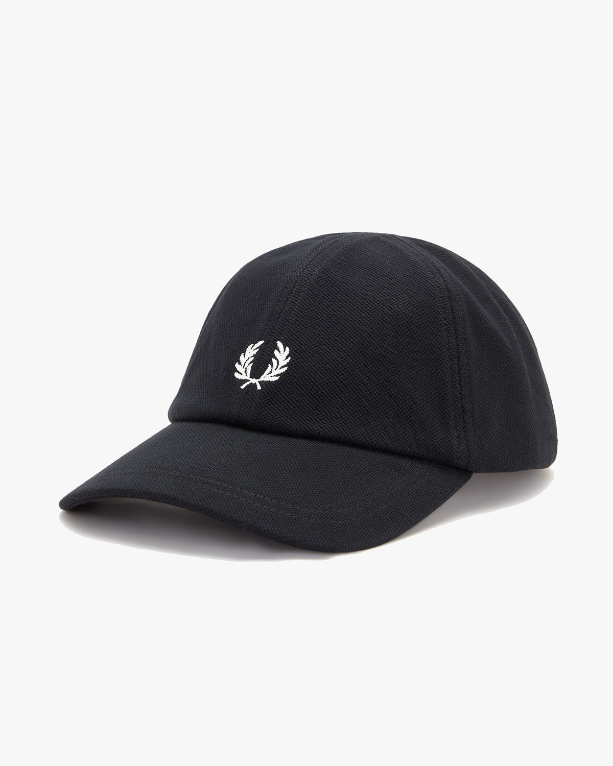 Fred Perry Classic Pique Cap - Black / Snow White | Fred Perry Hats | JEANSTORE
