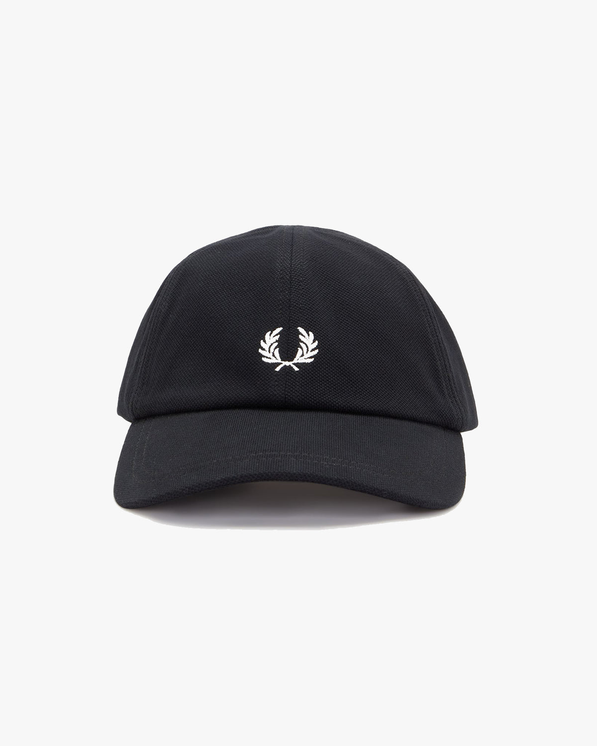 Fred Perry Classic Pique Cap - Black / Snow White | Fred Perry Hats | JEANSTORE