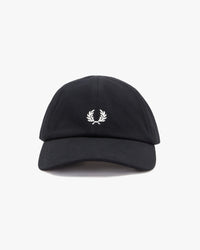 Fred Perry Classic Pique Cap - Black / Snow White | Fred Perry Hats | JEANSTORE