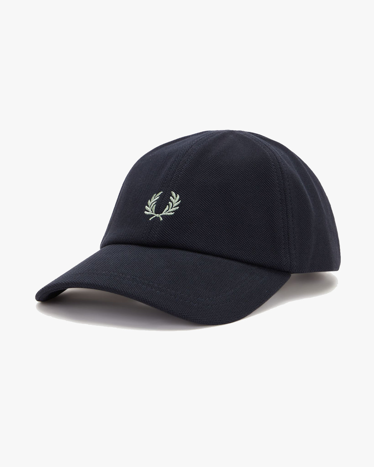 Fred Perry Classic Pique Cap - Navy / Seagrass | Fred Perry Hats | JEANSTORE