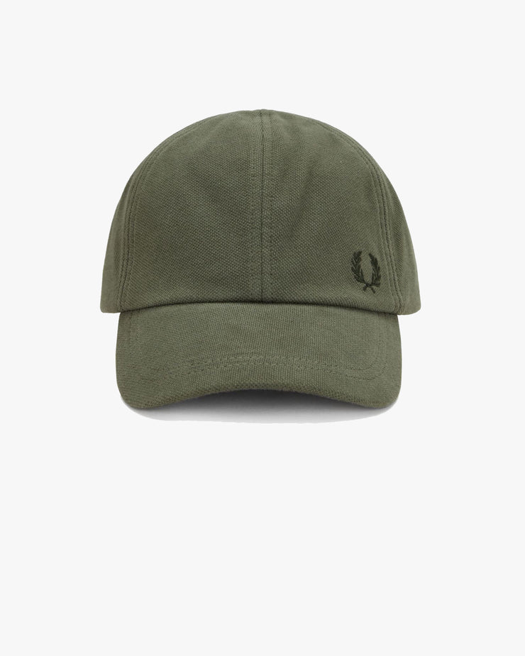 Fred Perry Classic Pique Cap - Laurel Wreath Green / Night Green