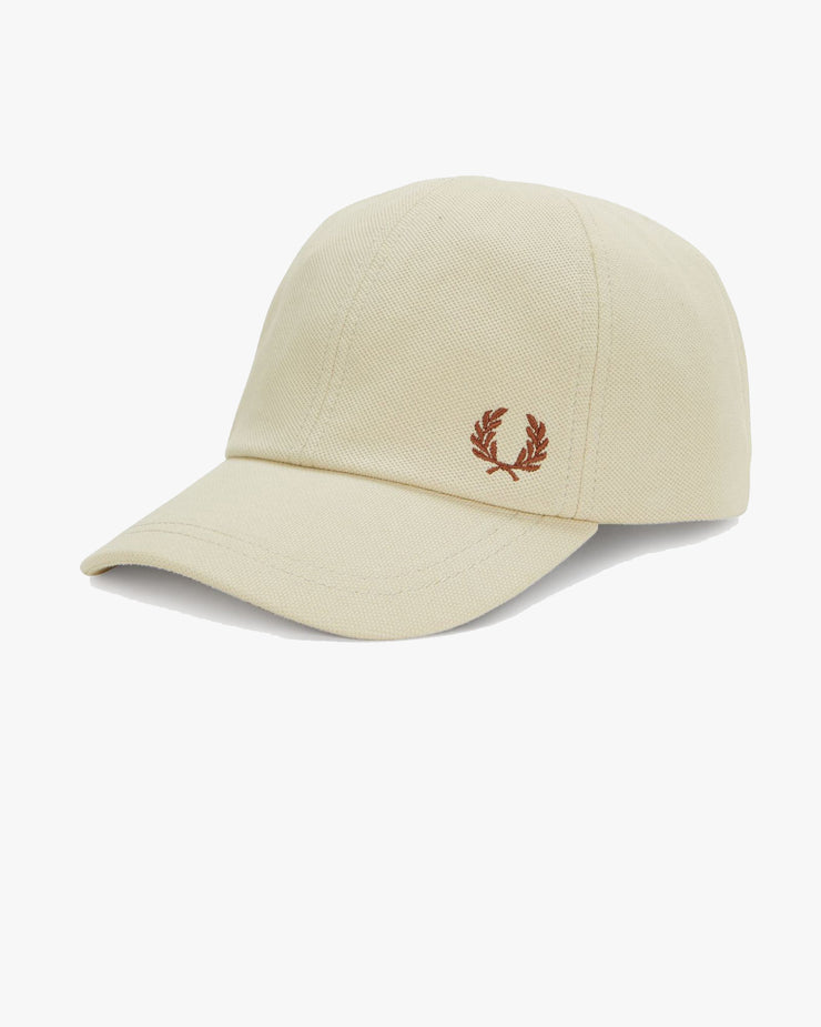 Fred Perry Classic Pique Cap - Oatmeal / Whisky Brown