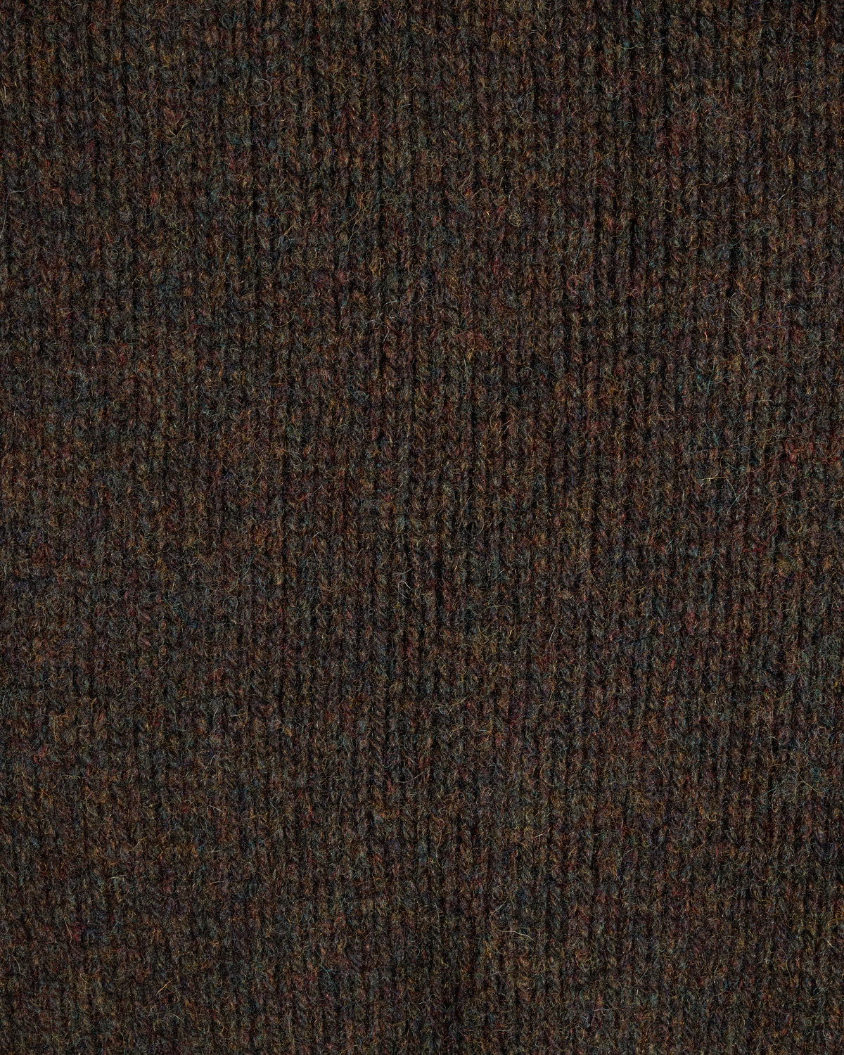 Harley of Scotland Heavy Supersoft Crew Neck Sweater - Carob