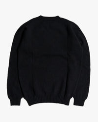 Harley of Scotland Supersoft Crew Neck Sweater - Black | Harley of Scotland Sweaters & Knitwear | Jeanstore