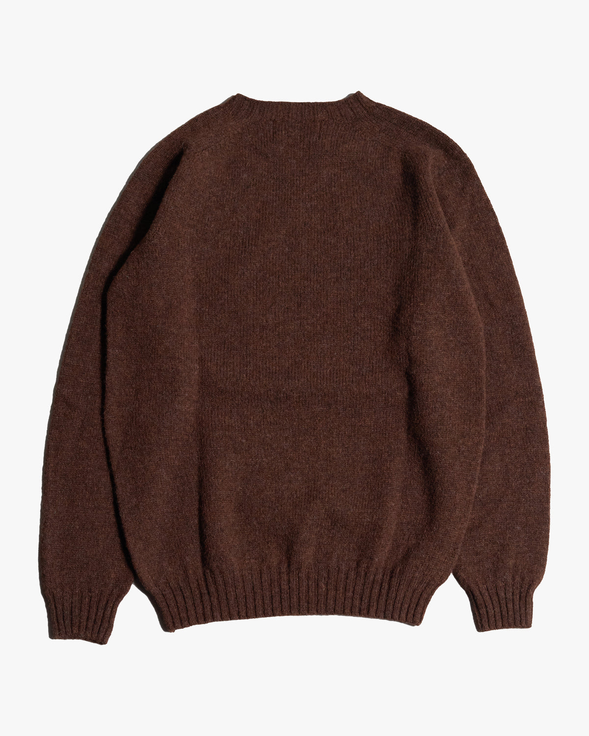 Harley of Scotland Supersoft Crew Neck Sweater - Marron