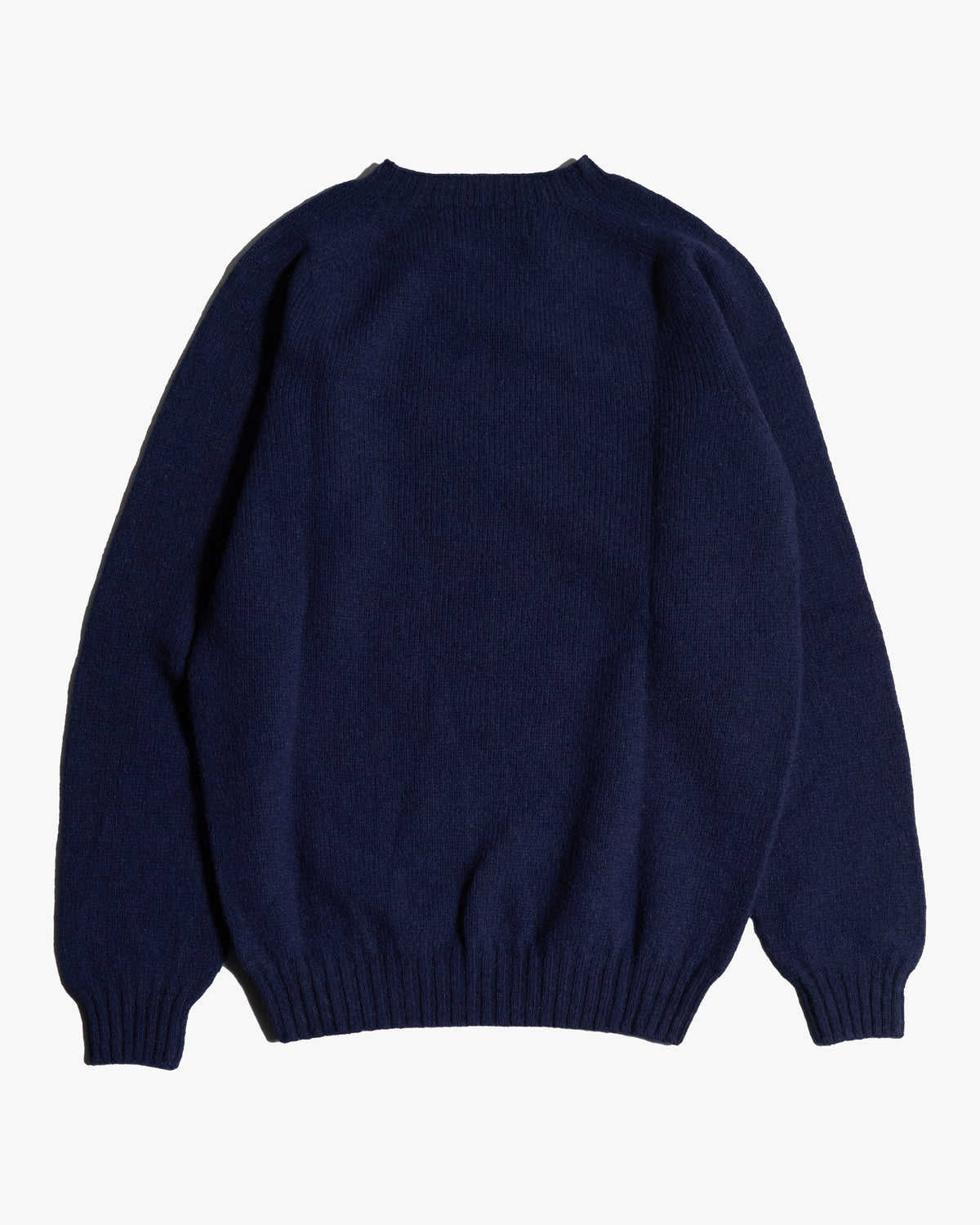 Harley of Scotland Supersoft Crew Neck Sweater - Navy